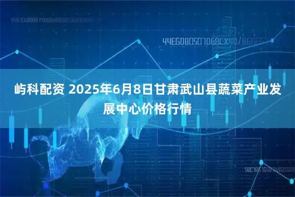 屿科配资 2025年6月8日甘肃武山县蔬菜产业发展中心价格行情